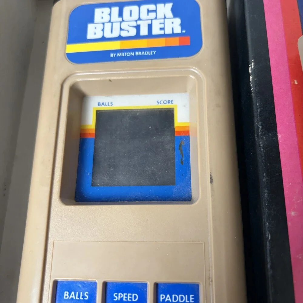 AS IS Milton Bradley Microvision Programmable Electronic Game System w/ 3 Games